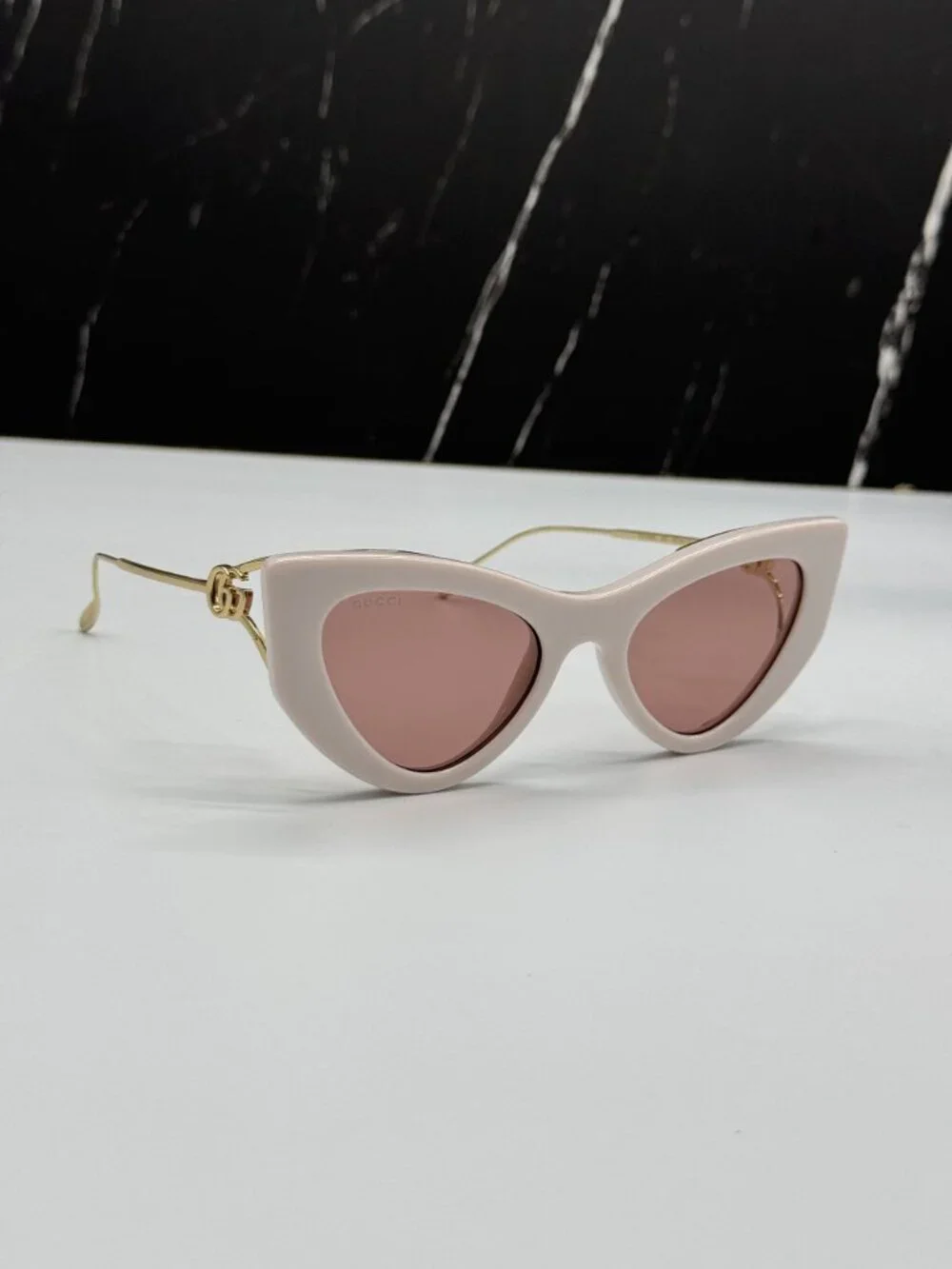 NEW GUCCI GG1565S 003 GOLD/PINK WOMEN SUNGLASSES